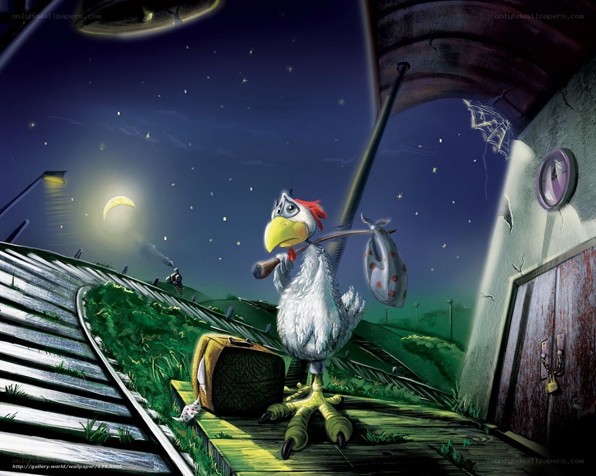 Chicken on a train journey