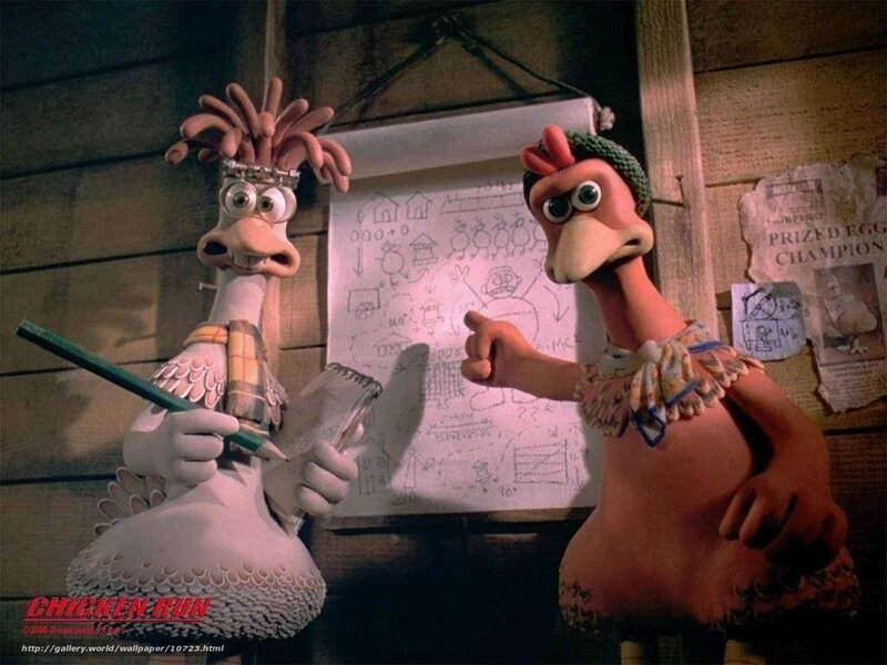 Chicken Run characters planning
