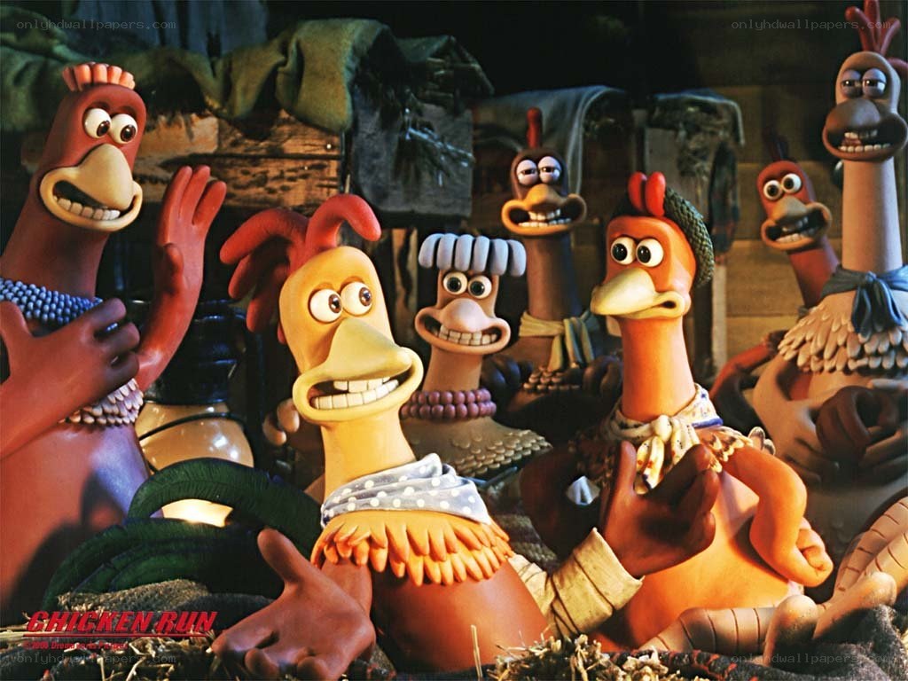 Chicken Run movie scene