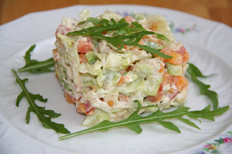 Chicken Salad on Plate