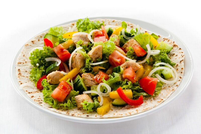 chicken salad wrap