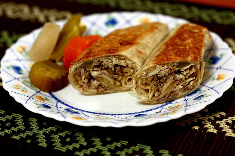 Chicken Shawarma Wrap — White