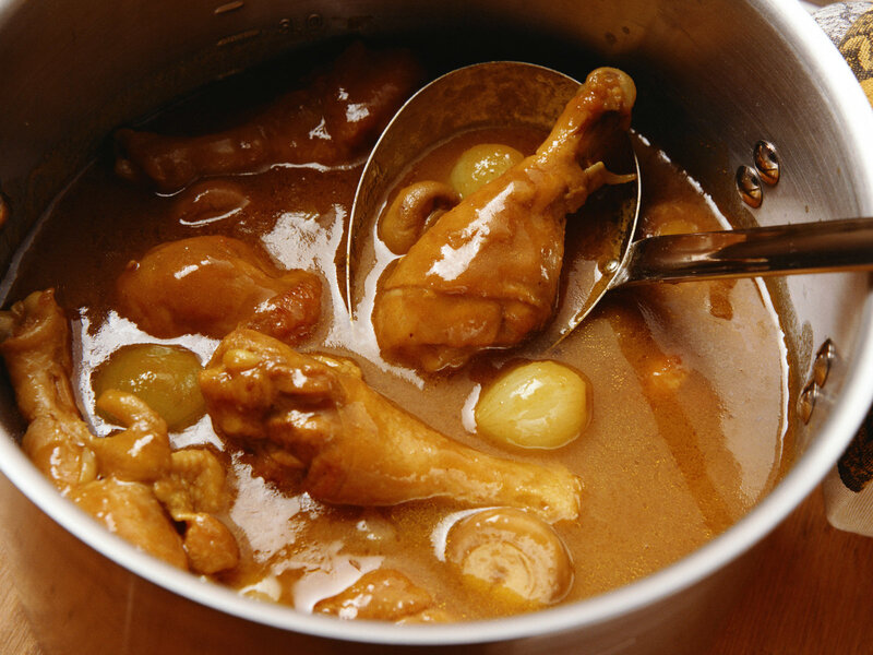 chicken stew in a pot