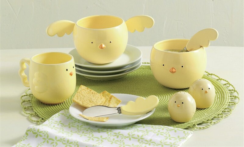 Chicken-themed Dinnerware