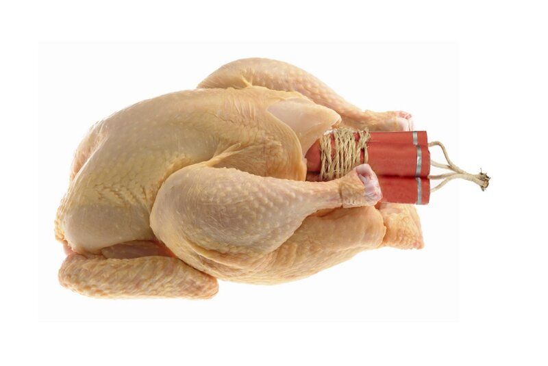 Chicken with dynamite