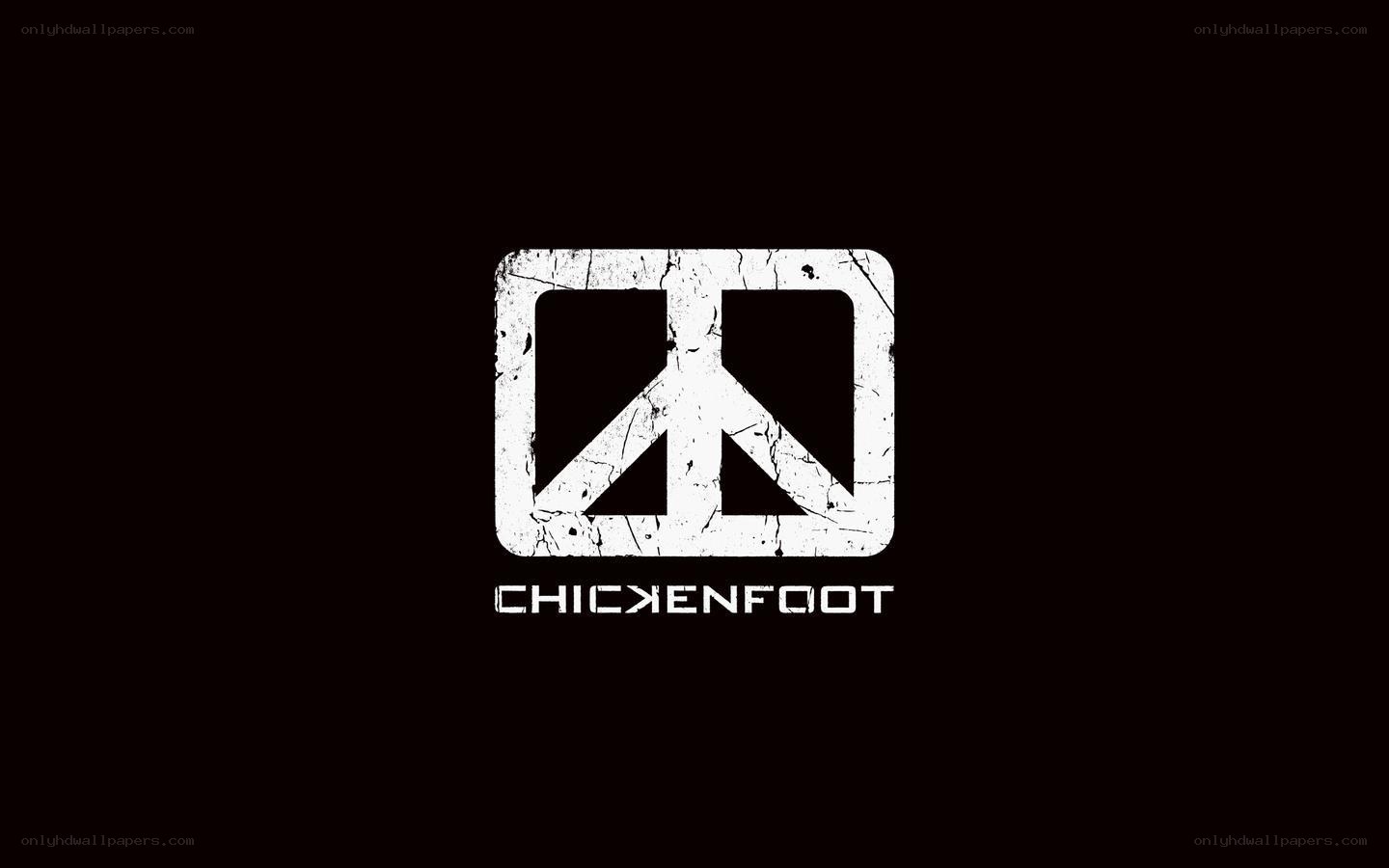 Chickenfoot logo on black