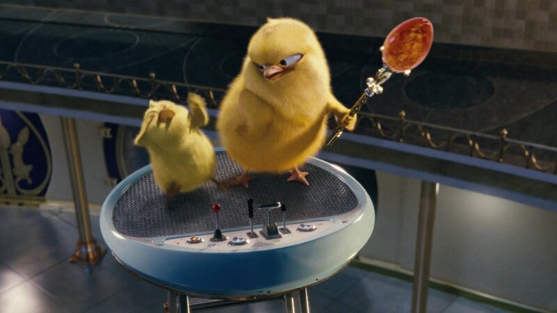 chickens on a control panel