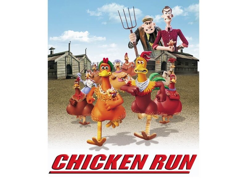 Chickens Running on Farm