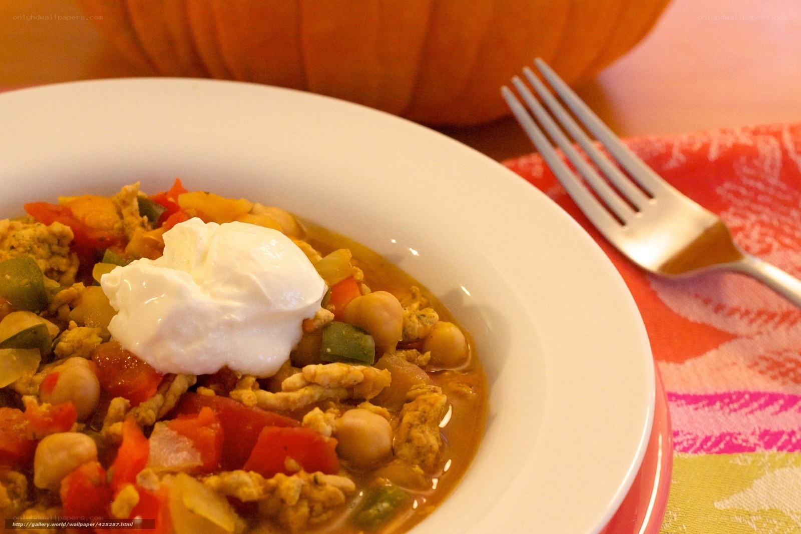 chickpea stew with yogurt