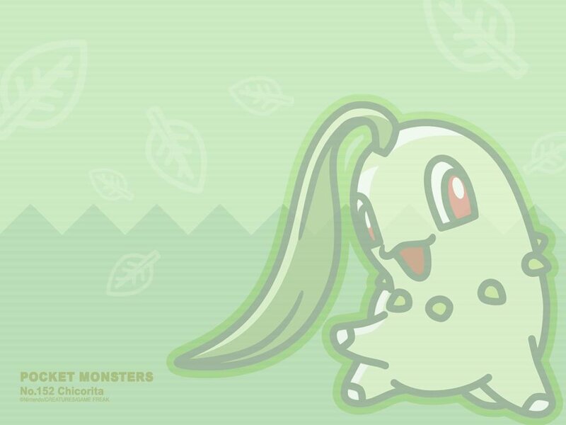 Chicorita from Pocket Monsters