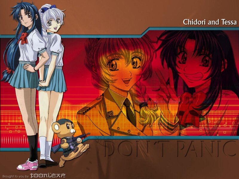 Chidori and Tessa anime characters