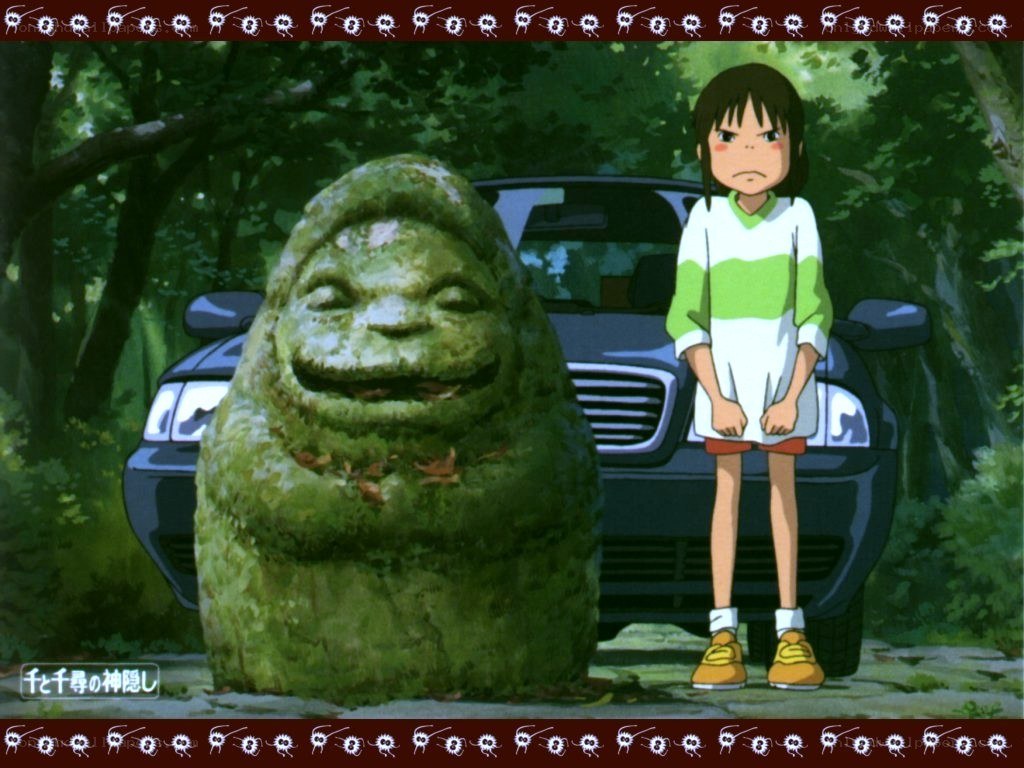 Chihiro and the moss monster