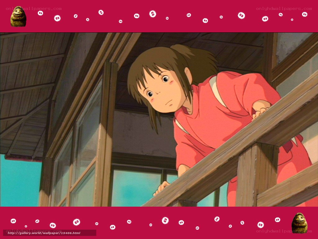 Chihiro on balcony