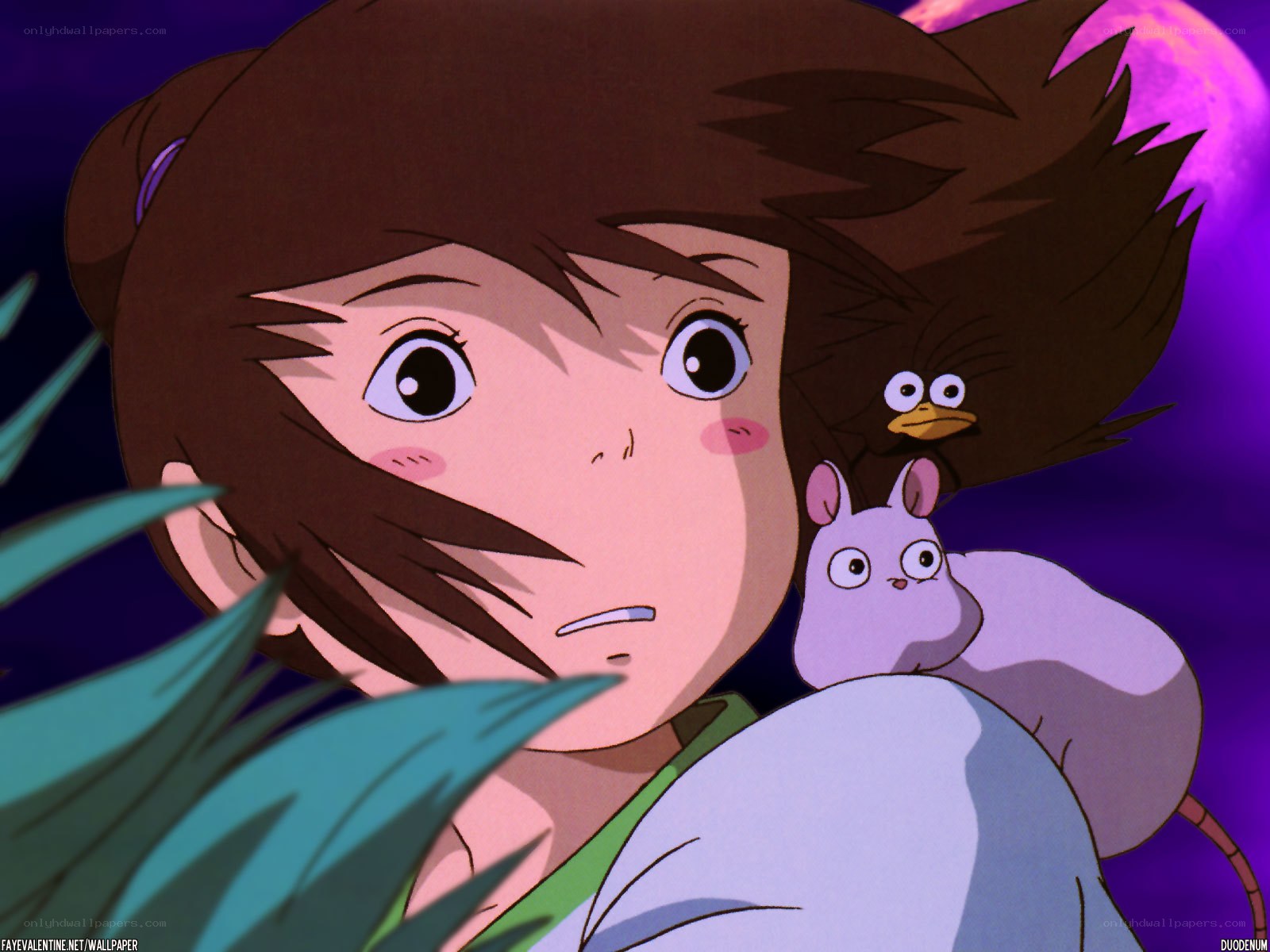 Chihiro with her friends