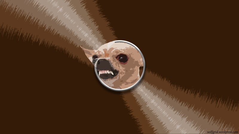 Chihuahua Dog Face — Brown
