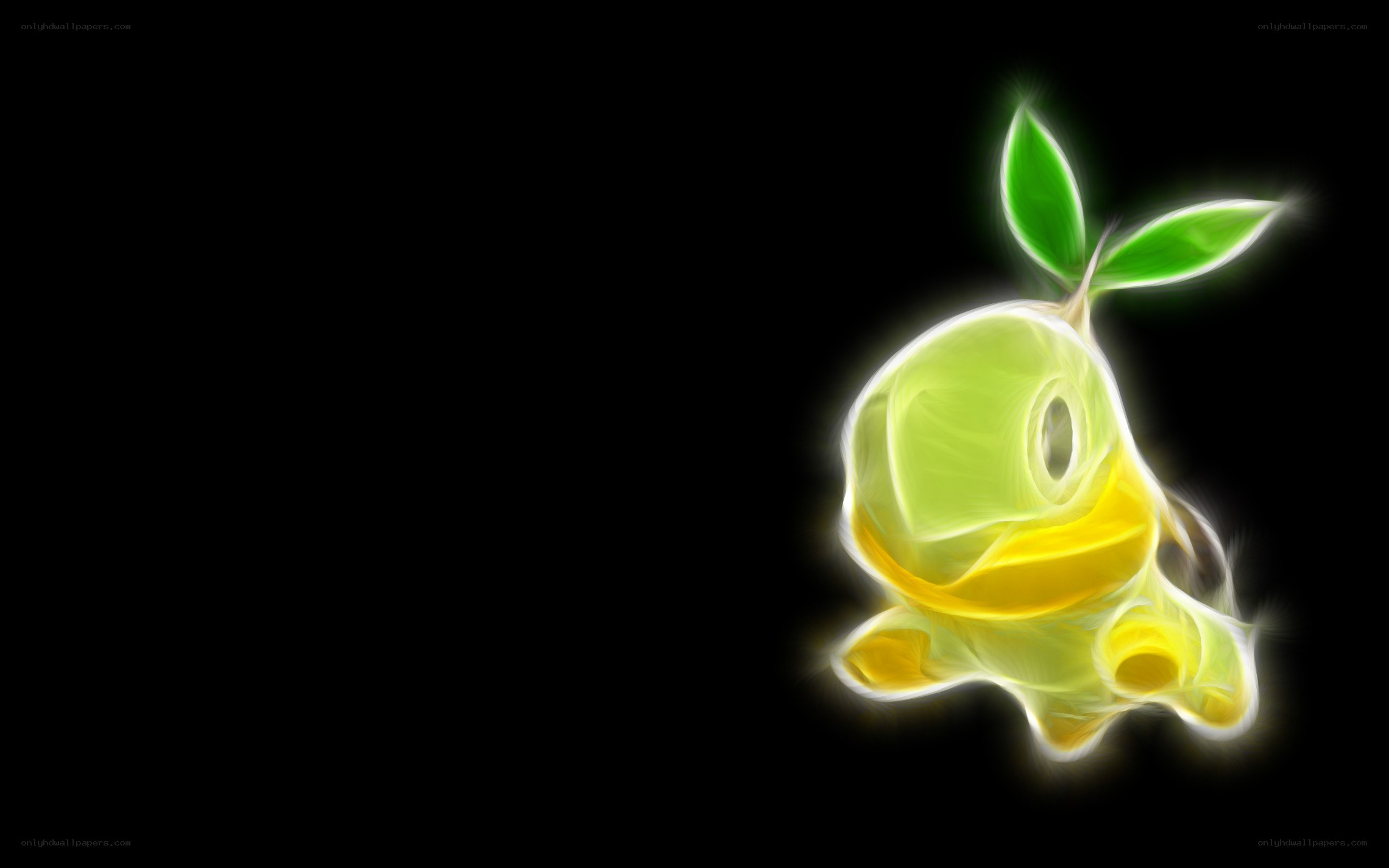 Chikorita glowing art