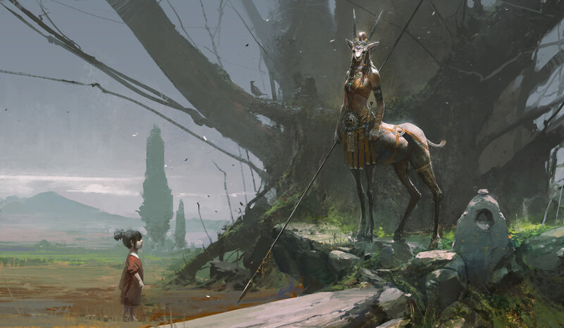 Child and Antelope Warrior
