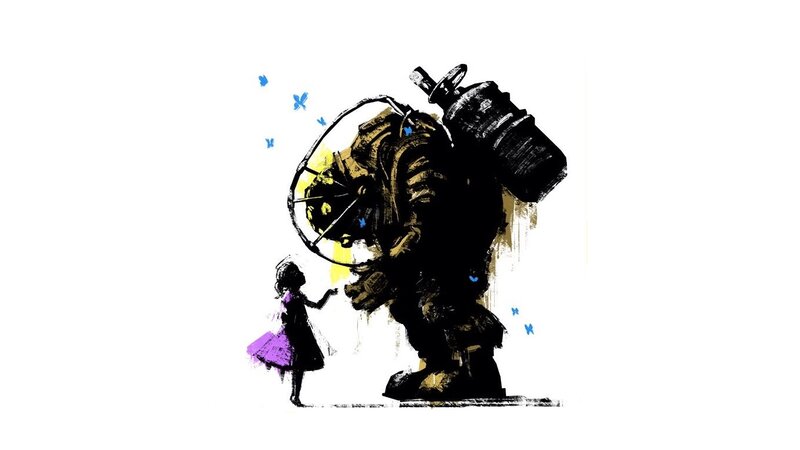 Child and Armored Figure