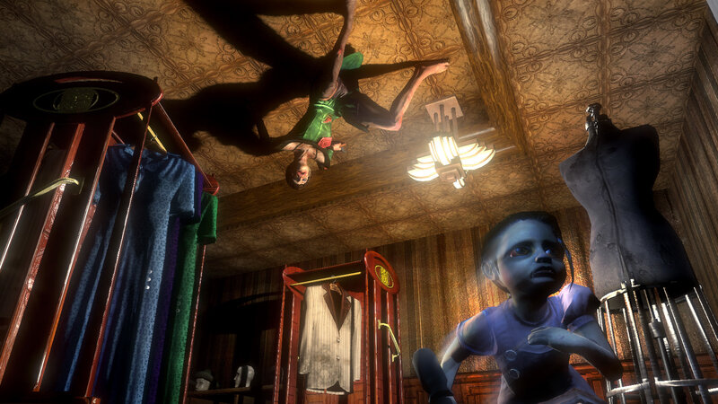 Child and Floating Figure