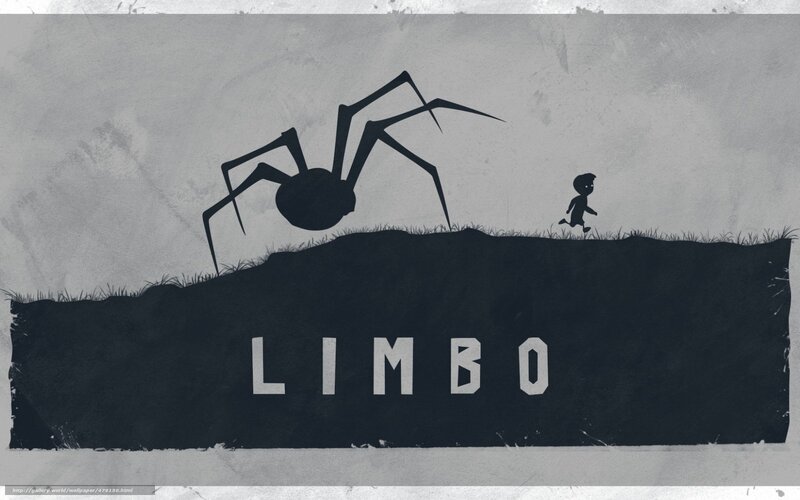 Child and Giant Spider — Black