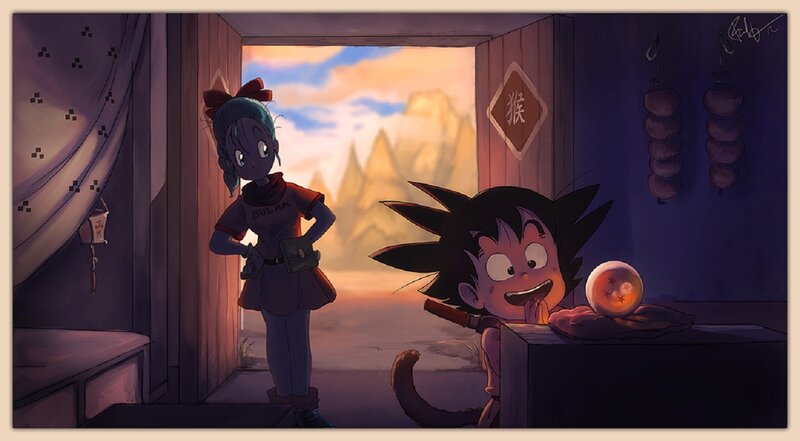 Child and Girl in Doorway