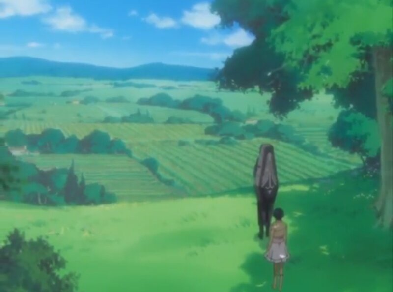 Child and Horse in Field
