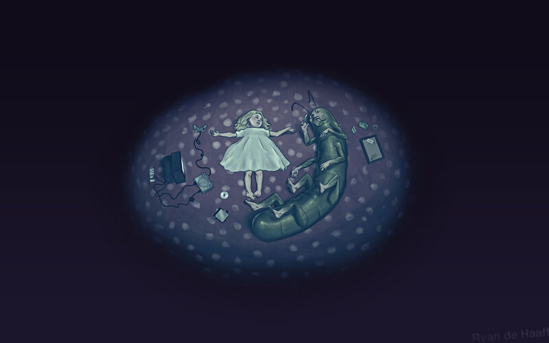 child and insect in dream