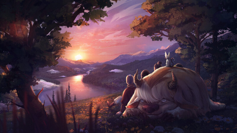 Child and Spirit Bison