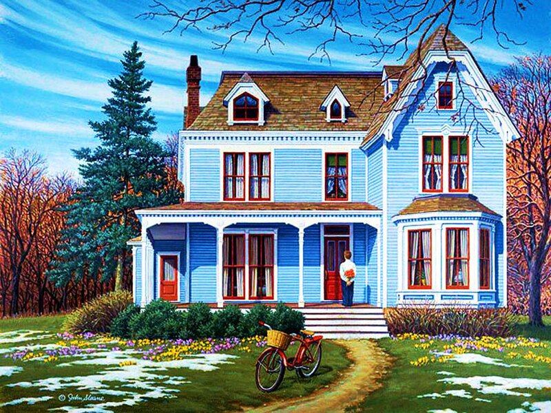Child at Blue House