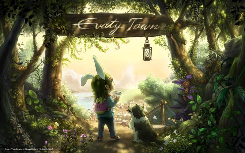 Child at Evaty Town entrance