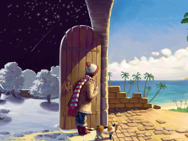 Child at Magical Door