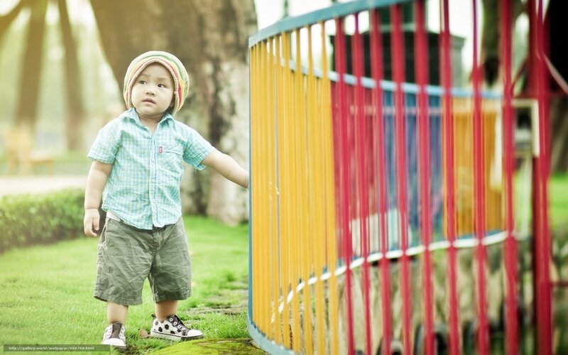 child at playground