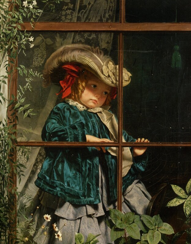 child at the window