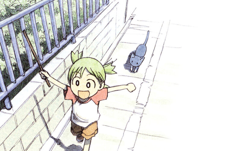 child chasing a cat