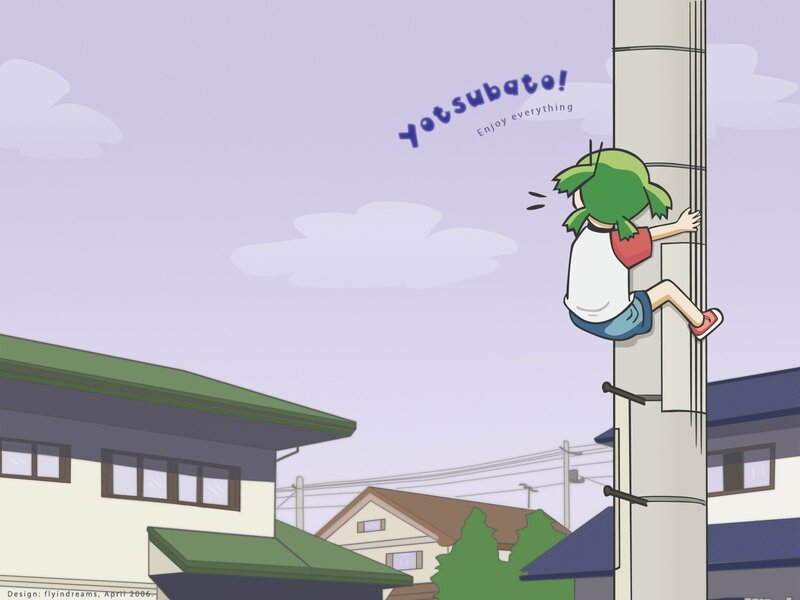 child climbing utility pole