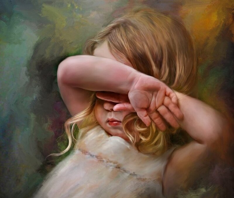 Child Covering Eyes