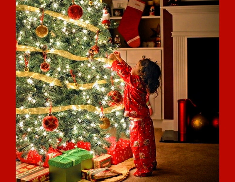 Child Decorating Tree