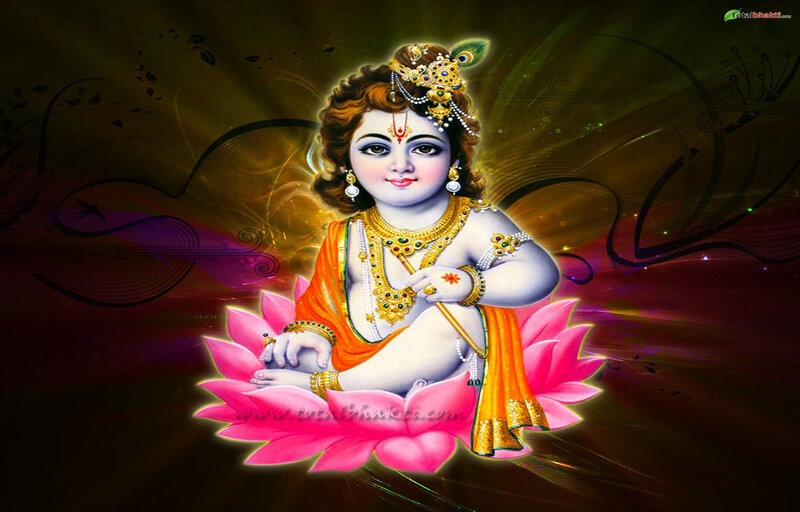 Child Deity on Lotus
