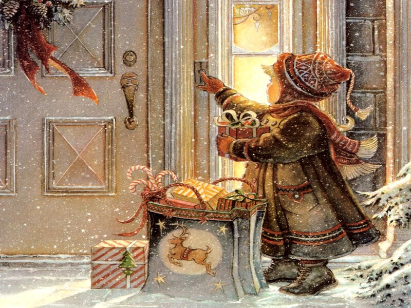 Child Delivering Gifts