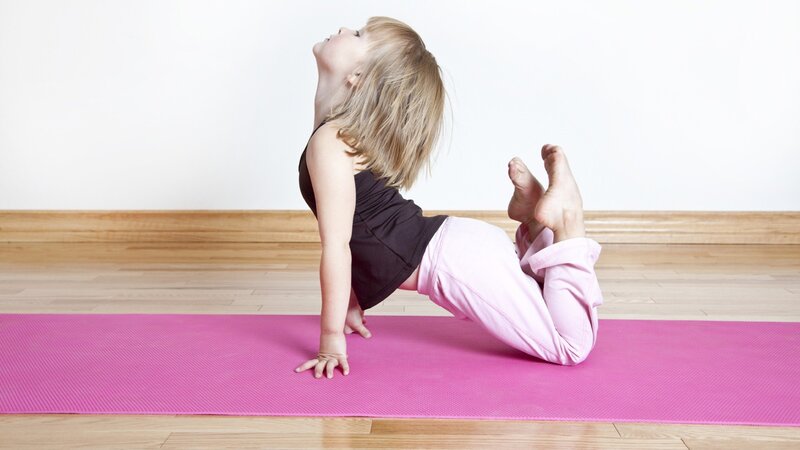Child Doing Yoga Pose