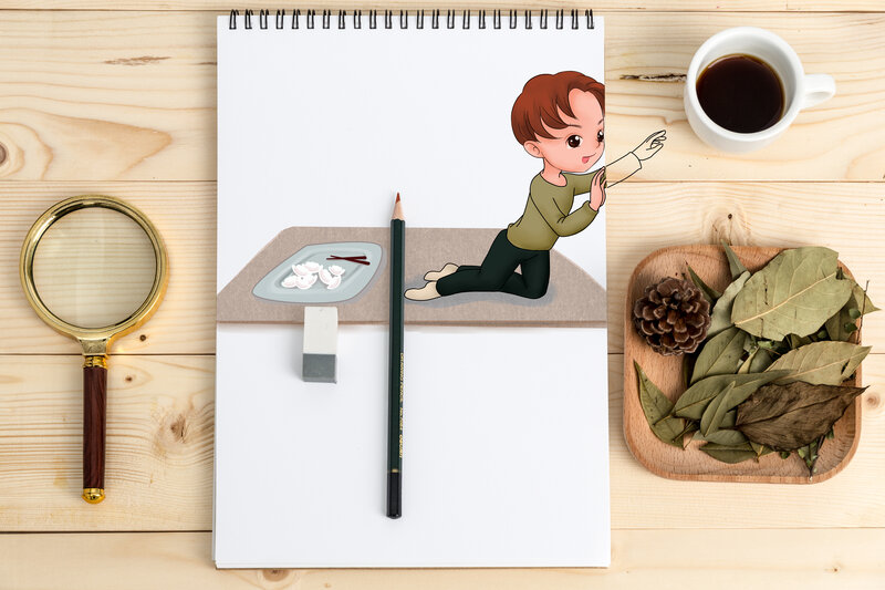 Child Eating Dumplings