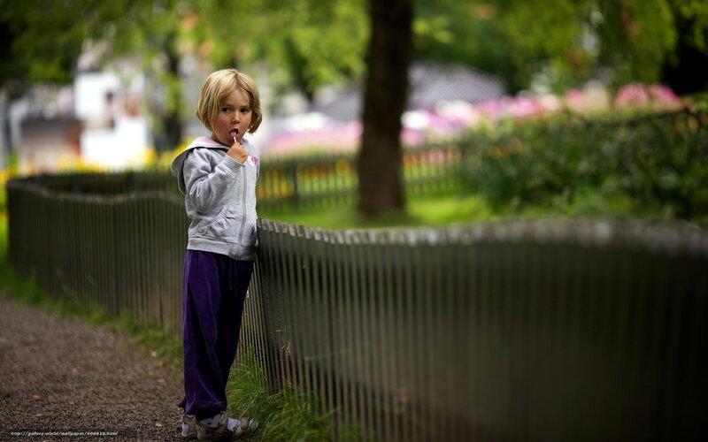 Child Eating Lollipop