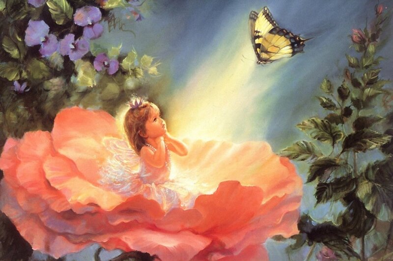 Child Fairy in Flower
