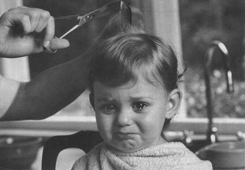 Child Getting Haircut