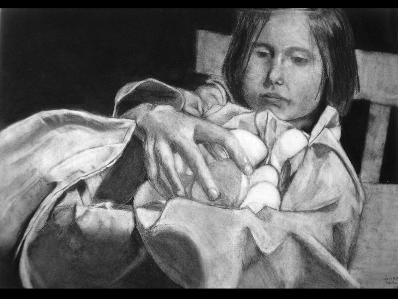 Child Holding Eggs