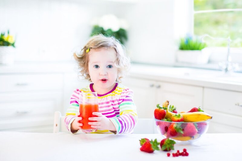 Child Holding Juice