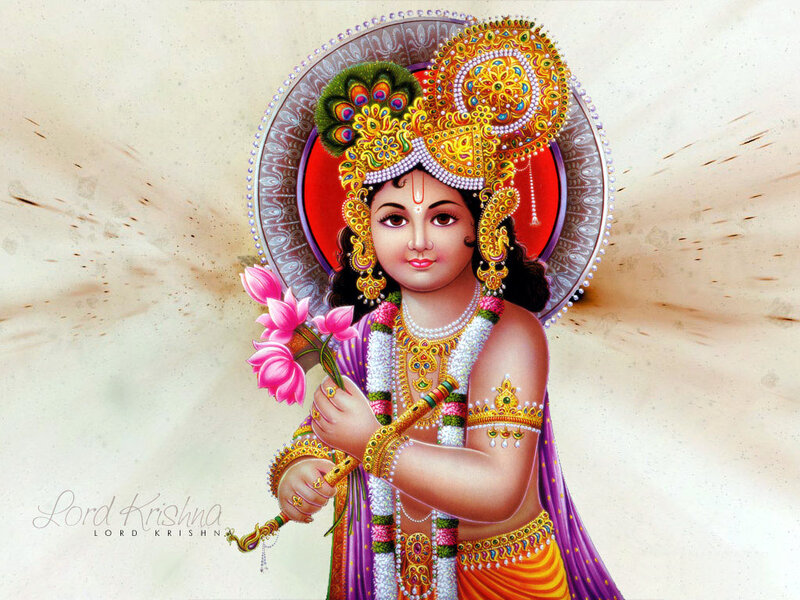 Child Holding Lotus Flower