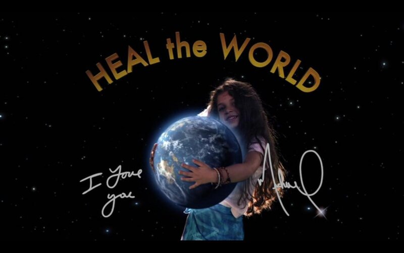 Child Hugging Planet Earth