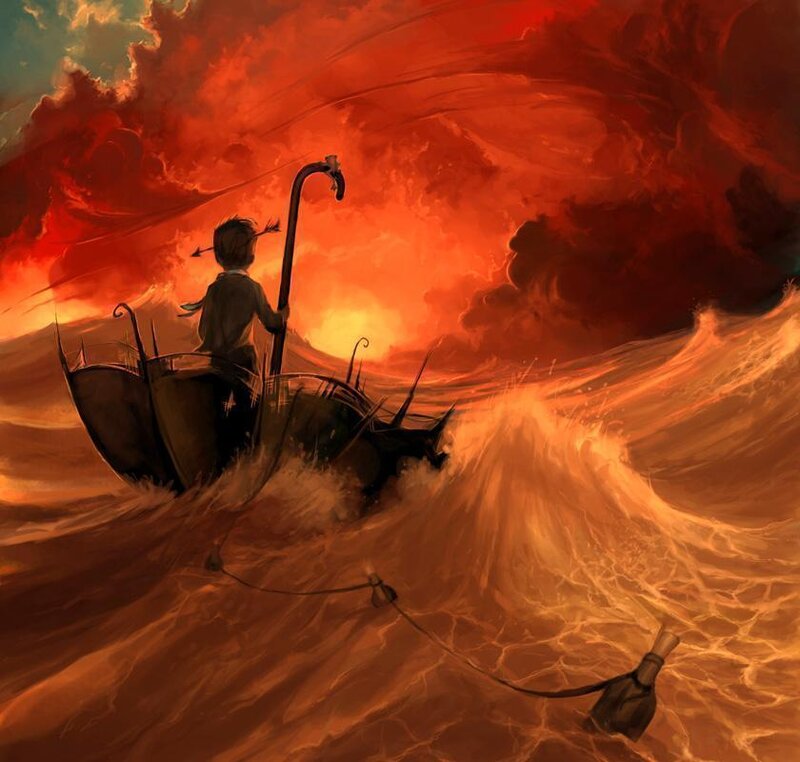 Child in a Boat