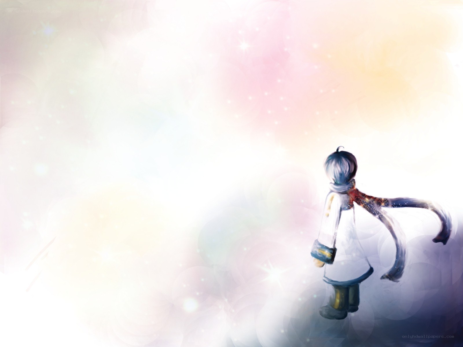 child in a dreamy world